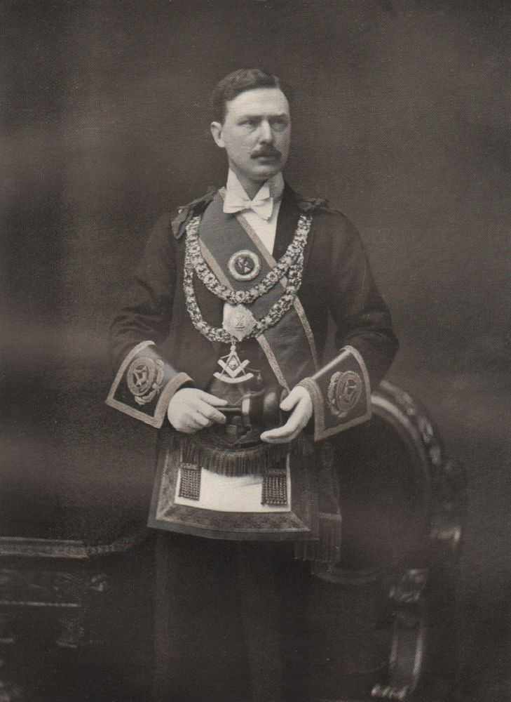FREEMASONRY. Marquess of Tullibardine, Grand Master of Scotland 1882 old print